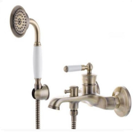 Baterie Cadă Baie MIXXUS Vintage 009 - Alamă Bronze, Design Vintage, Instalare Rapidă