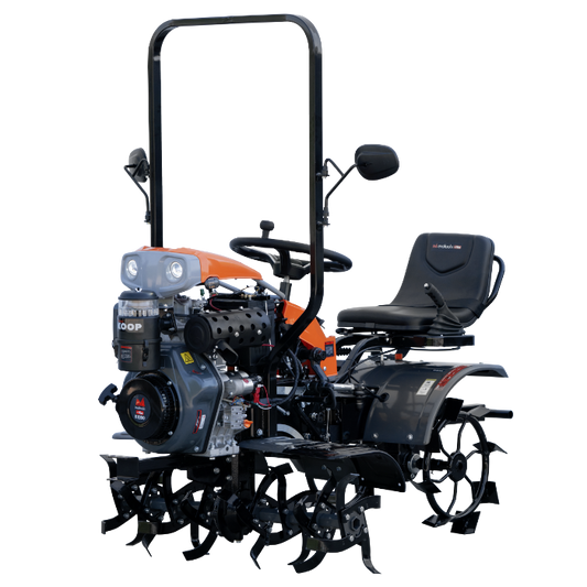 Motocultor Ride-On 4x4 EvoTools +Plus R1200 Diesel Koop - 12 CP, Pornire Electrică, Minitractor