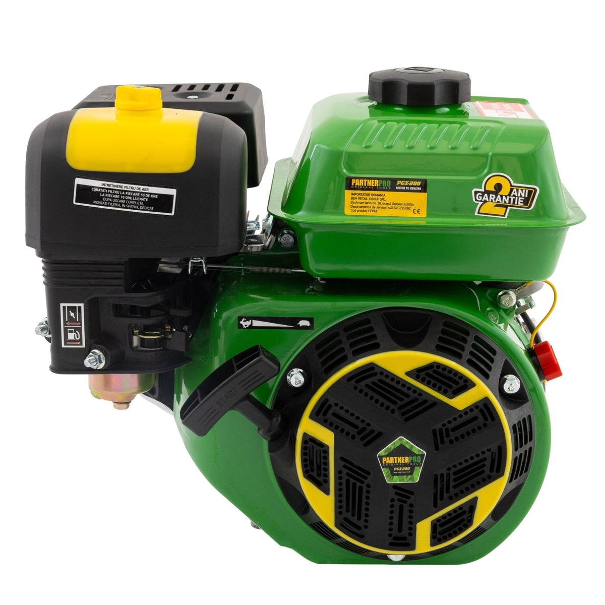 Motor benzină PGX200 (arbore 19 mm) PARTNERPRO, 6.5 CP, 4T