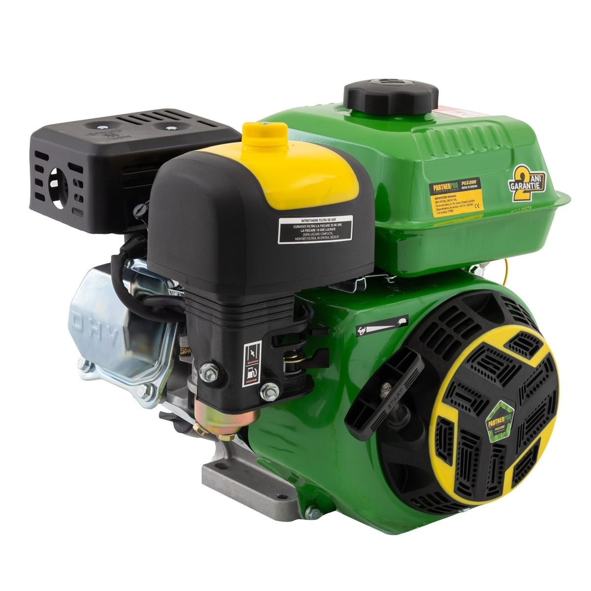 Motor benzină PGX200 (arbore 19 mm) PARTNERPRO, 6.5 CP, 4T