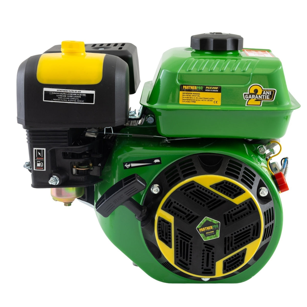 Motor benzină PGX200 (arbore 20 mm) PARTNERPRO 6.5 CP , 4T