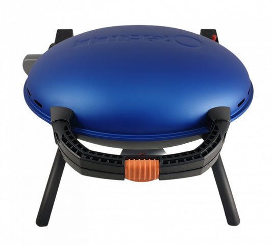 Grătar Portabil pe Gaz O-Grill 500 - Culoare Albastru, Design Compact, Camping și Picnic