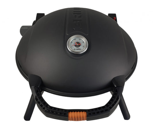 Grătar Portabil pe Gaz O-Grill 900 - Culoare Negru, Design Compact, Camping și Curte