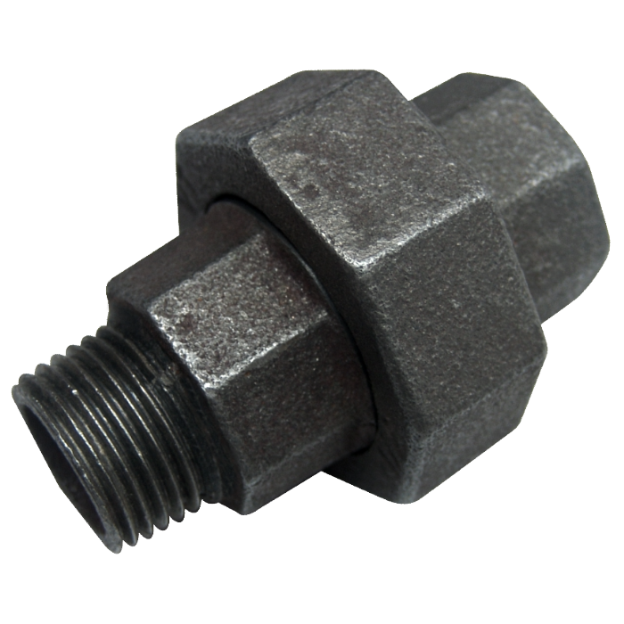 Olandez Negru 331 EvoSanitary 1 1/4" - Filet Interior-Filet Exterior, Fontă, Îmbinare Demontabilă