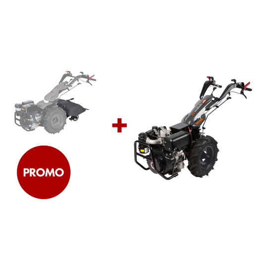 Pachet Motocultivator Diesel Kama MTD370 EvoTools +Plus + Freză - Pornire Electrică, Ofertă