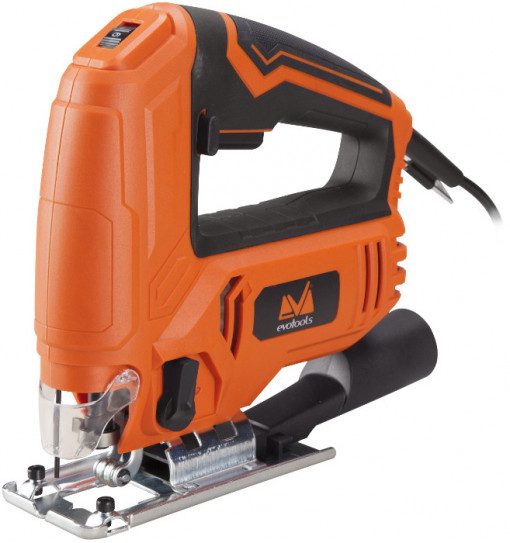 Ferăstrău Pendular EvoTools JS710 - 710 W, 3000 oscilații/min, Tăiere Lemn 80 mm și Metal 8 mm