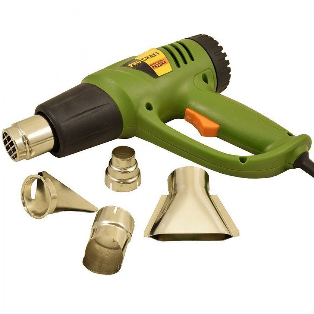 Pistol cu Aer Cald ProCraft PH2200E - Greutate 0,92 kg, Îndepărtare Vopsea și Sudare Plastic
