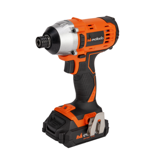 Pistol de Impact EvoTools MAX 20V POWER - Prindere Hexagonală 1/4", 150 Nm, 2 Acumulatori