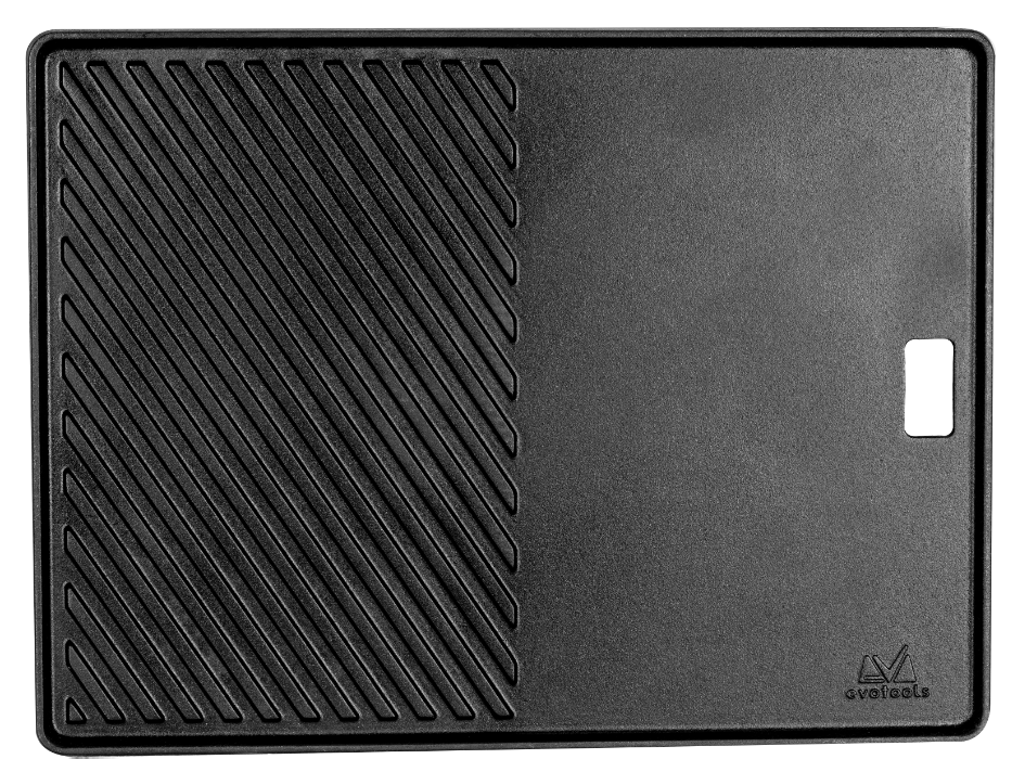 Plită din Fontă cu 2 Ochiuri 600 x 450 mm - Sobe și Cuptoare Tradiționale pe Lemne