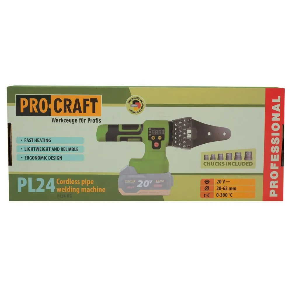 Plită PPR cu acumulator PROCRAFT PL24 20V / 4Ah, NU VINE INSOTIT DE ACUMULATOR, INCARCATOR