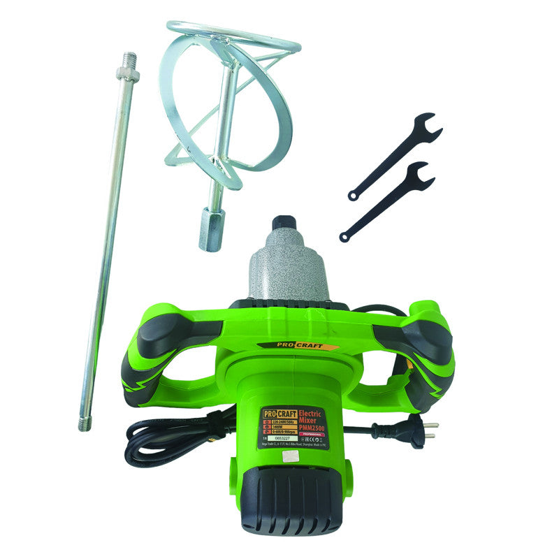 Mixer Electric pentru Mortar PMM2500 - Construcție Robustă, Amestec Mortar, Vopsea și Adezivi