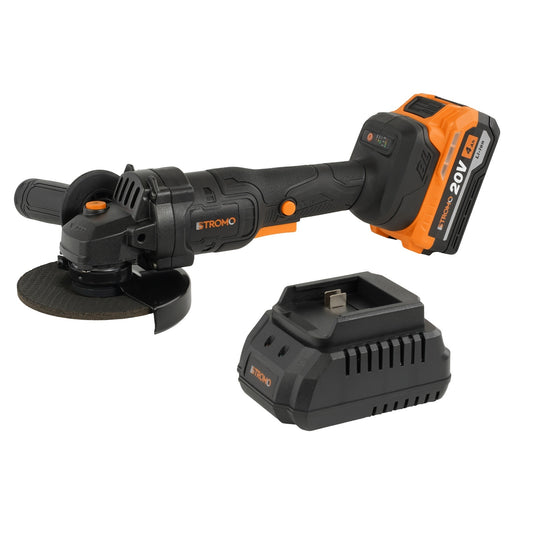 Polizor unghiular pe acumulator Stromo AGA216 4 Ah, 20 V , 7450 rot/min , Brushless