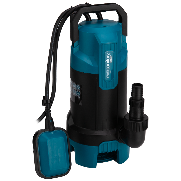 Pompă Submersibilă Apă Murdară EvoSanitary SDP 900 W - Particule 35 mm, Plutitor, Drenaj Bazine