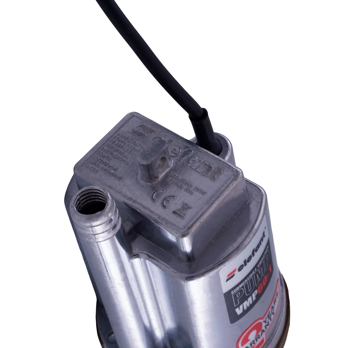 Pompa submersibila cu vibratii ELEFANT VMP60-1, 280W, 18 l/min, inaltime refulare 70 m