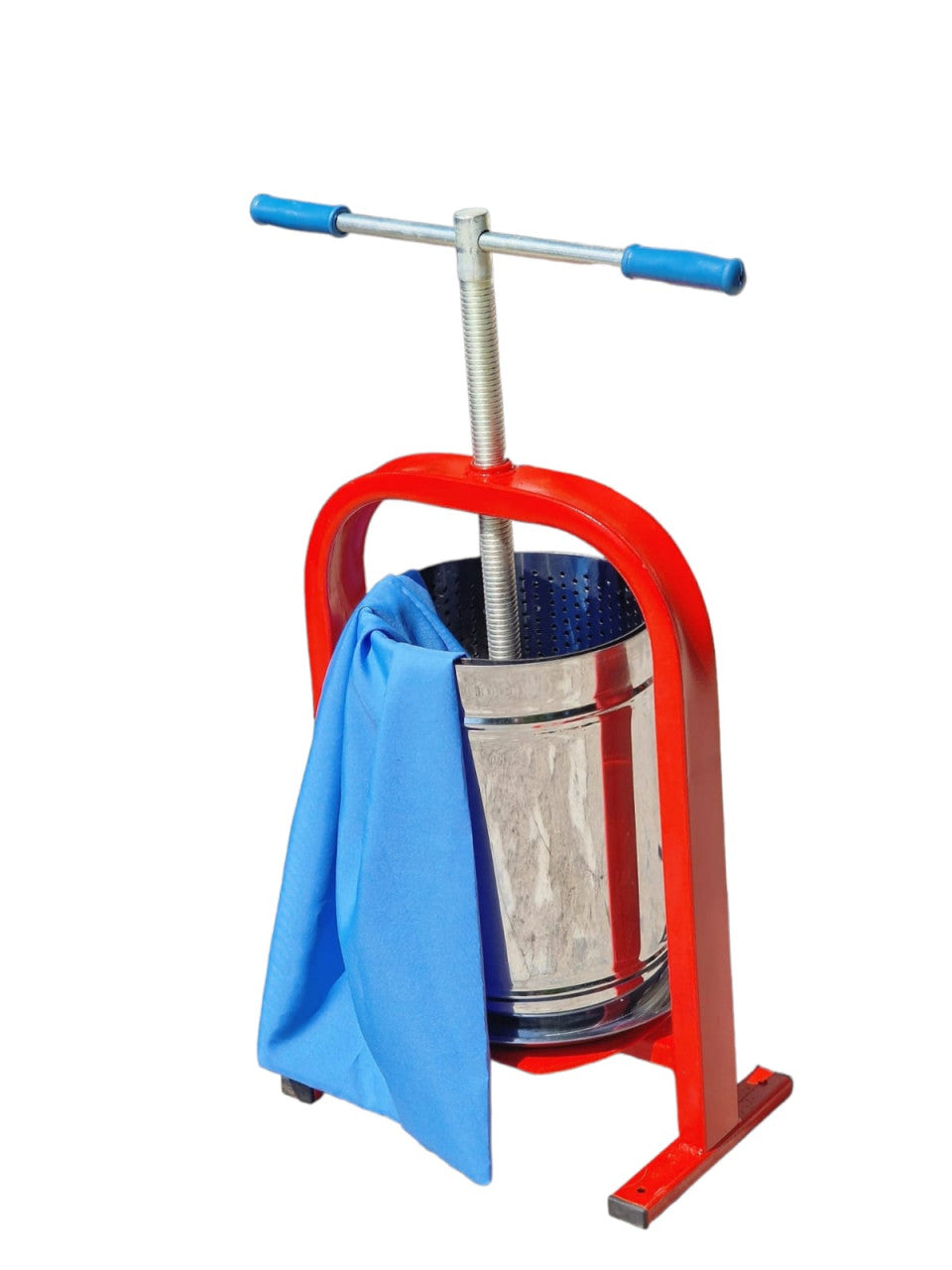 Presă de Struguri Manuală Dionis - Capacitate 15 L, Filet Robust, Vin de Casă