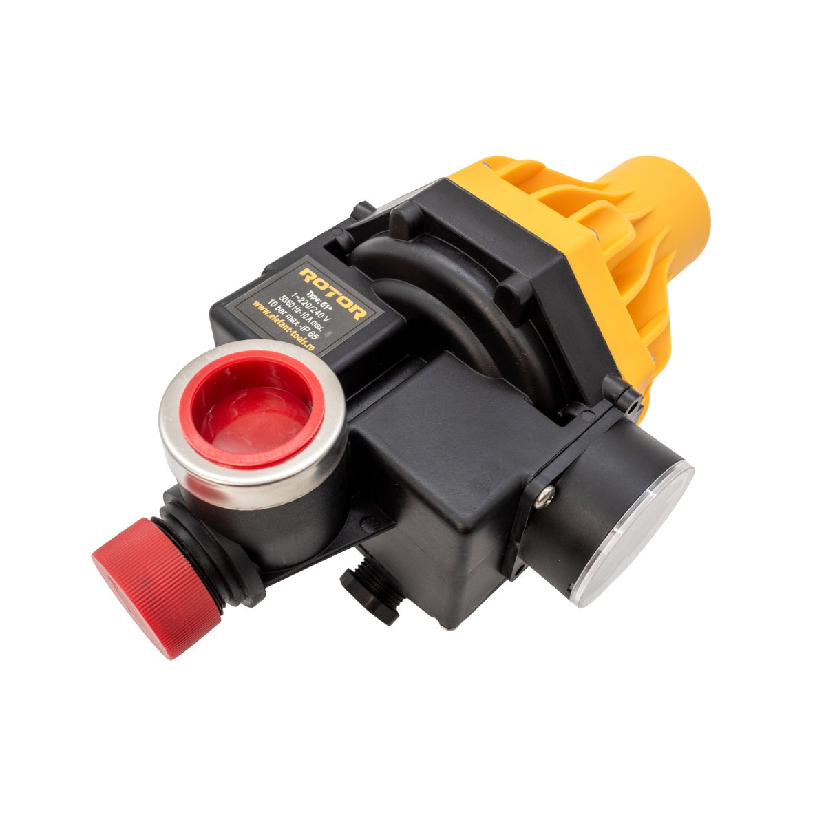 Prescontrol automat cu manometru pentru pompă de apă ROTOR RWPC-3, 1100W 1.5bar
