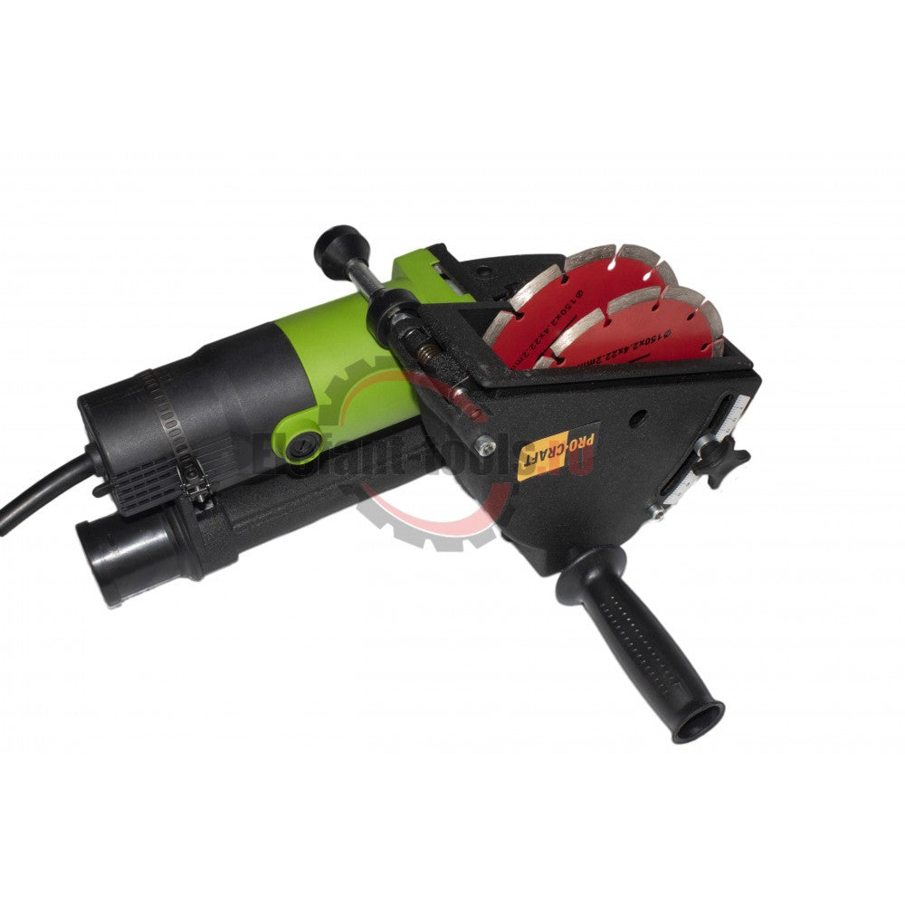 Freză de Canelat ProCraft PM1700-150 - Greutate 10,1 kg, Canale în Beton Armat și Zidărie