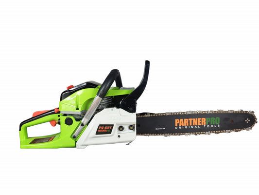 Drujbă pe Benzină Partner Pro PS-52T - Tăiere Lemn, Ergonomie Optimizată, Uz Profesional