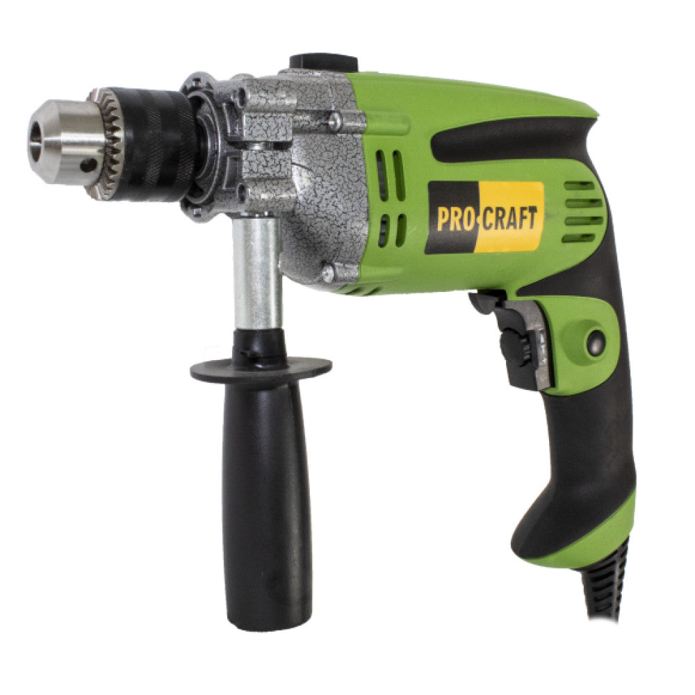 Bormașină cu Percuție ProCraft PS1050 - 1000 W, Mandrină 13 mm, Greutate 2,62 kg, Revers