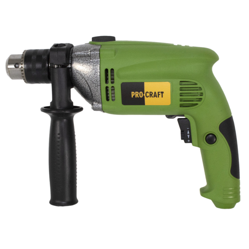 Bormașină cu Percuție ProCraft PS1050 - 1000 W, Mandrină 13 mm, Greutate 2,62 kg, Revers