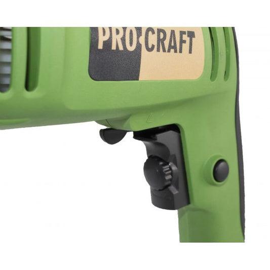 Bormașină cu Percuție ProCraft PS1650 - Greutate 3,23 kg, Găurire în Materiale Dure, Atelier