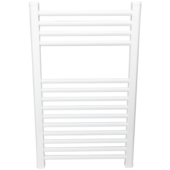 Radiator Baie din Oțel 1000 x 600 mm - Alb, Uscare Prosoape, Temperatură de Lucru 60 °C