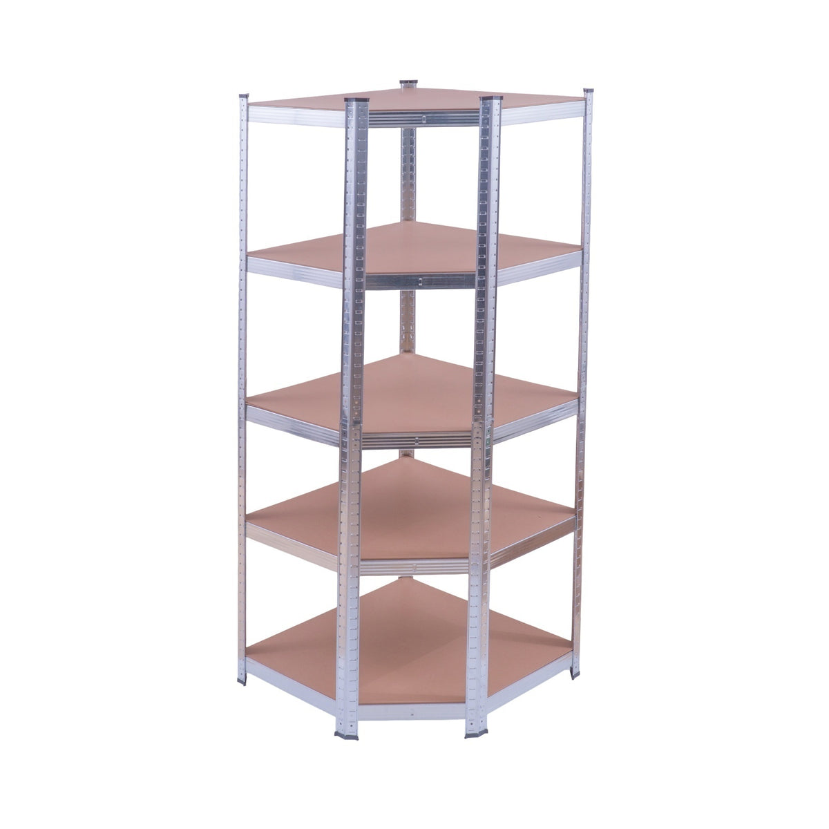 Raft de colț galvanizat 70x45x180 cm pentru depozitare ROTOR