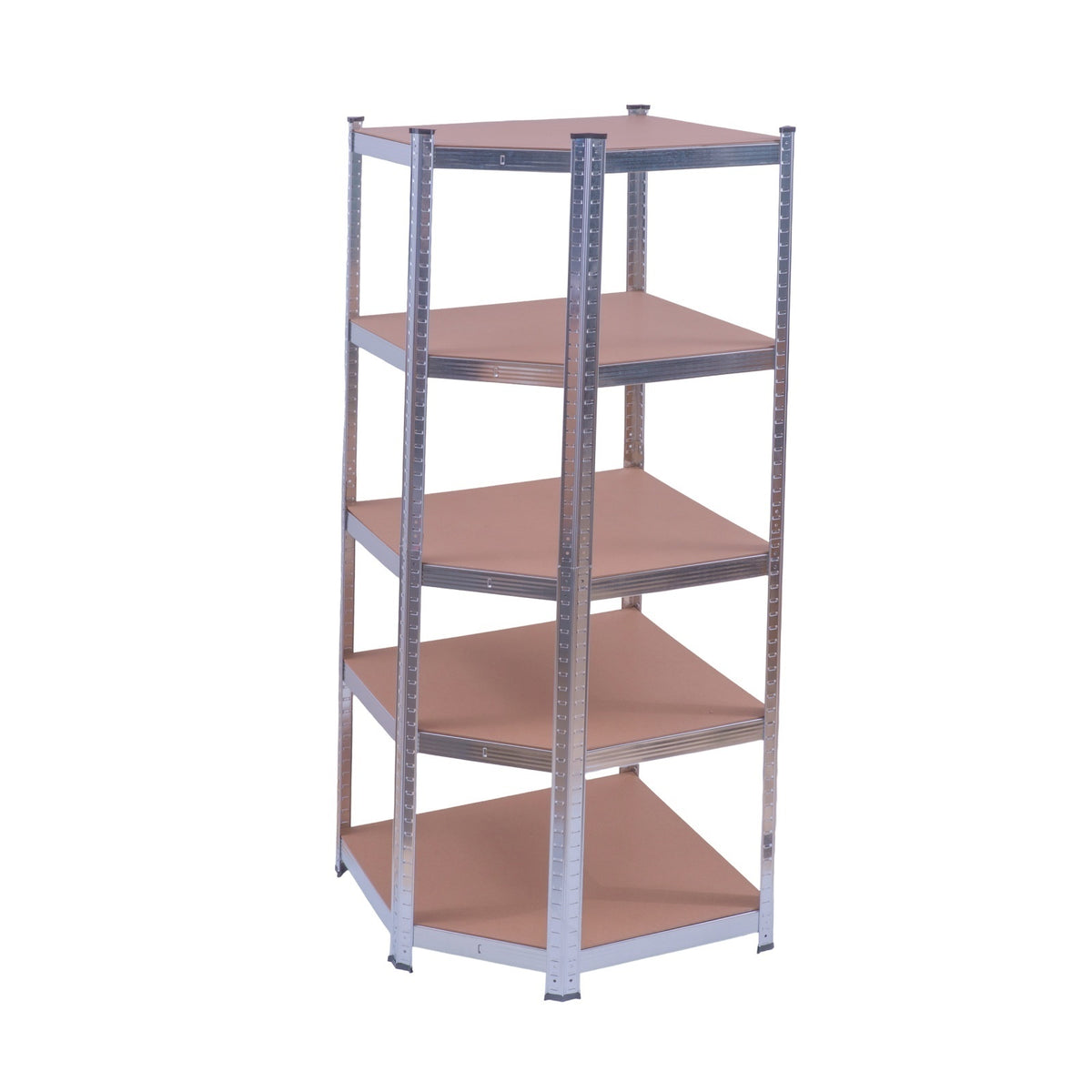 Raft de colț galvanizat 70x45x180 cm pentru depozitare ROTOR