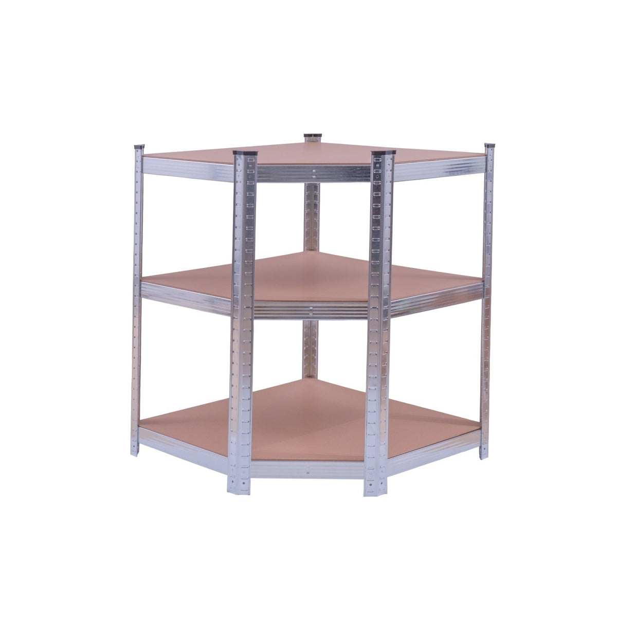 Raft de colț galvanizat 70x45x180 cm pentru depozitare ROTOR