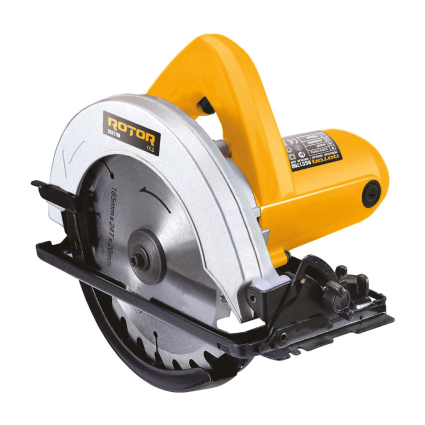 Ferăstrău Circular Rotor RCC1700 - Tăiere Precisă Lemn și Plăci OSB, Design Ergonomic