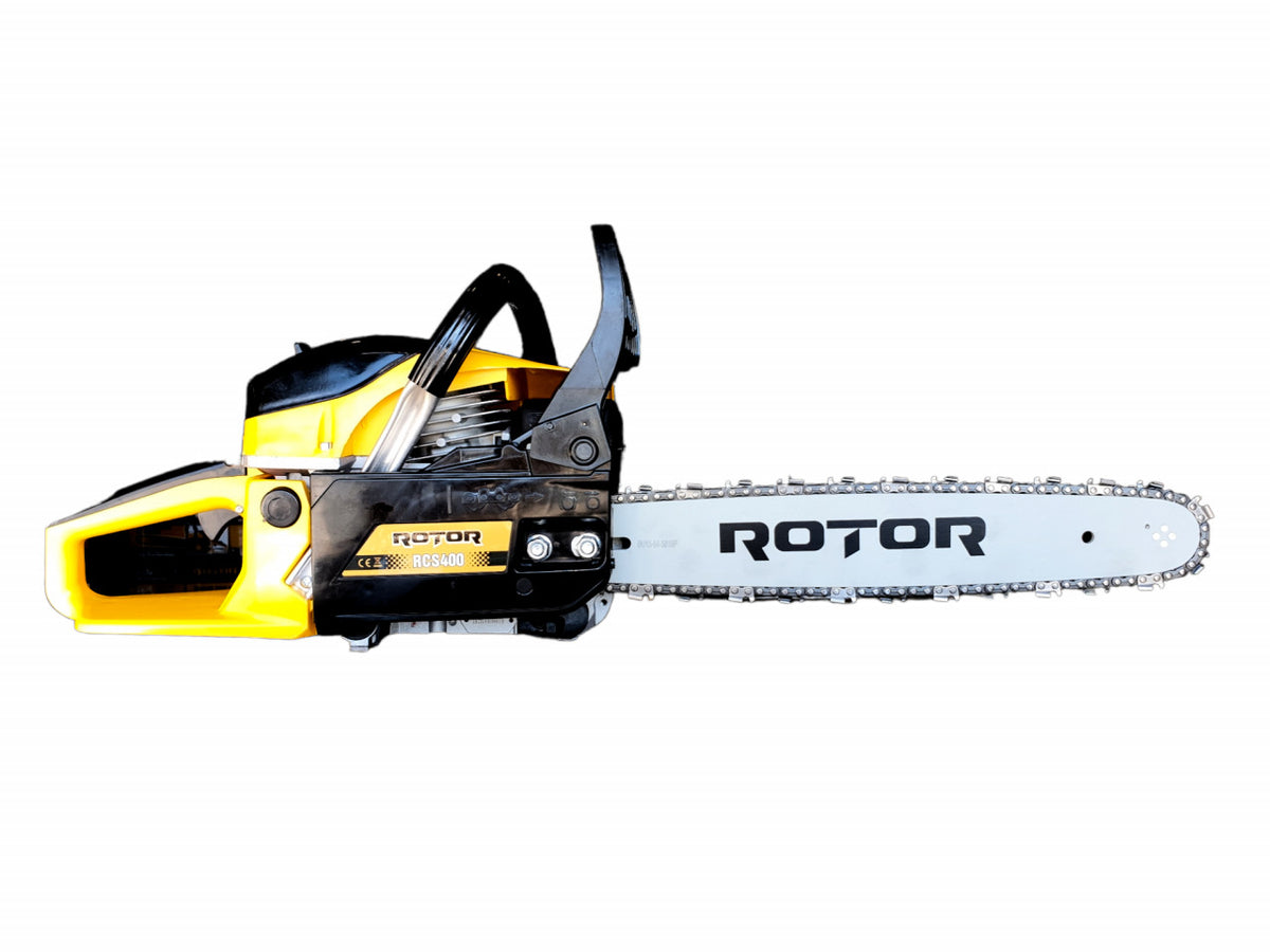 Drujbă pe Benzină Rotor RCS400 - 52 cm3, 5,8 CP, Motor în 2 Timpi, Tăiere Lemn de Foc