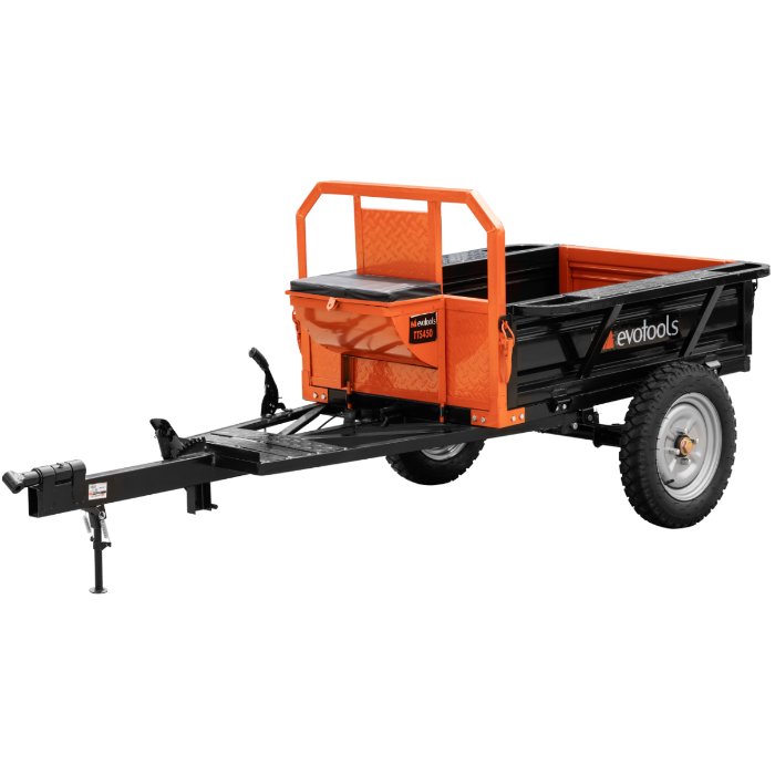 Remorcă pentru Motocultor EvoTools TTS450 - Transport Materiale, Recolte și Unelte Agricole
