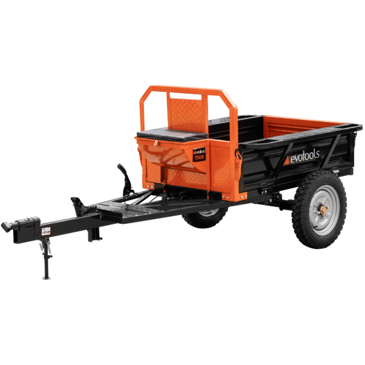 Remorcă pentru Motocultor EvoTools TTS450 - Transport Materiale, Recolte și Unelte Agricole