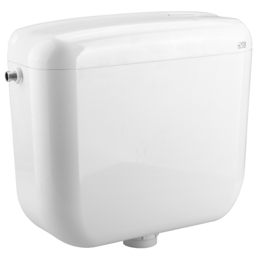 Rezervor WC Concept 2 de 9 L - ABS Izolat Anti-Condens, Clapetă cu Acționare Dublă, Montaj la Înălțime