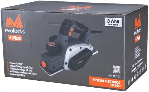 Rindea Electrică EvoTools +Plus EP620 - 620 W, 16000 rot/min, Lățime 82 mm, Adâncime 0-2 mm