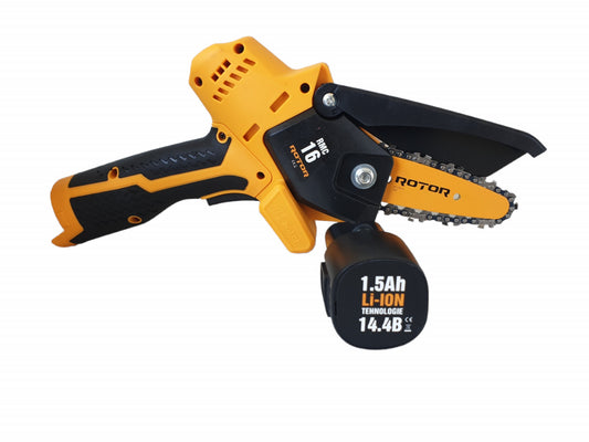 Drujbă cu Acumulator Rotor RMC16 - Ferăstrău cu Lanț, Tăiere Lemn, Fără Cablu