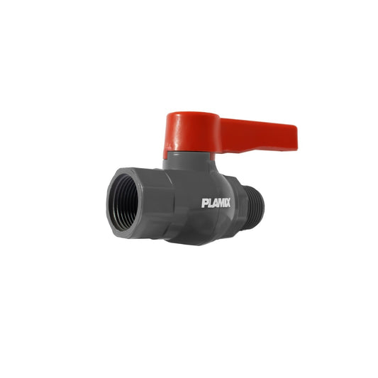 Robinet apa filet interior-exterior PLAMIX PVM - 1 1/4" PVC - Pachet 10 bucati