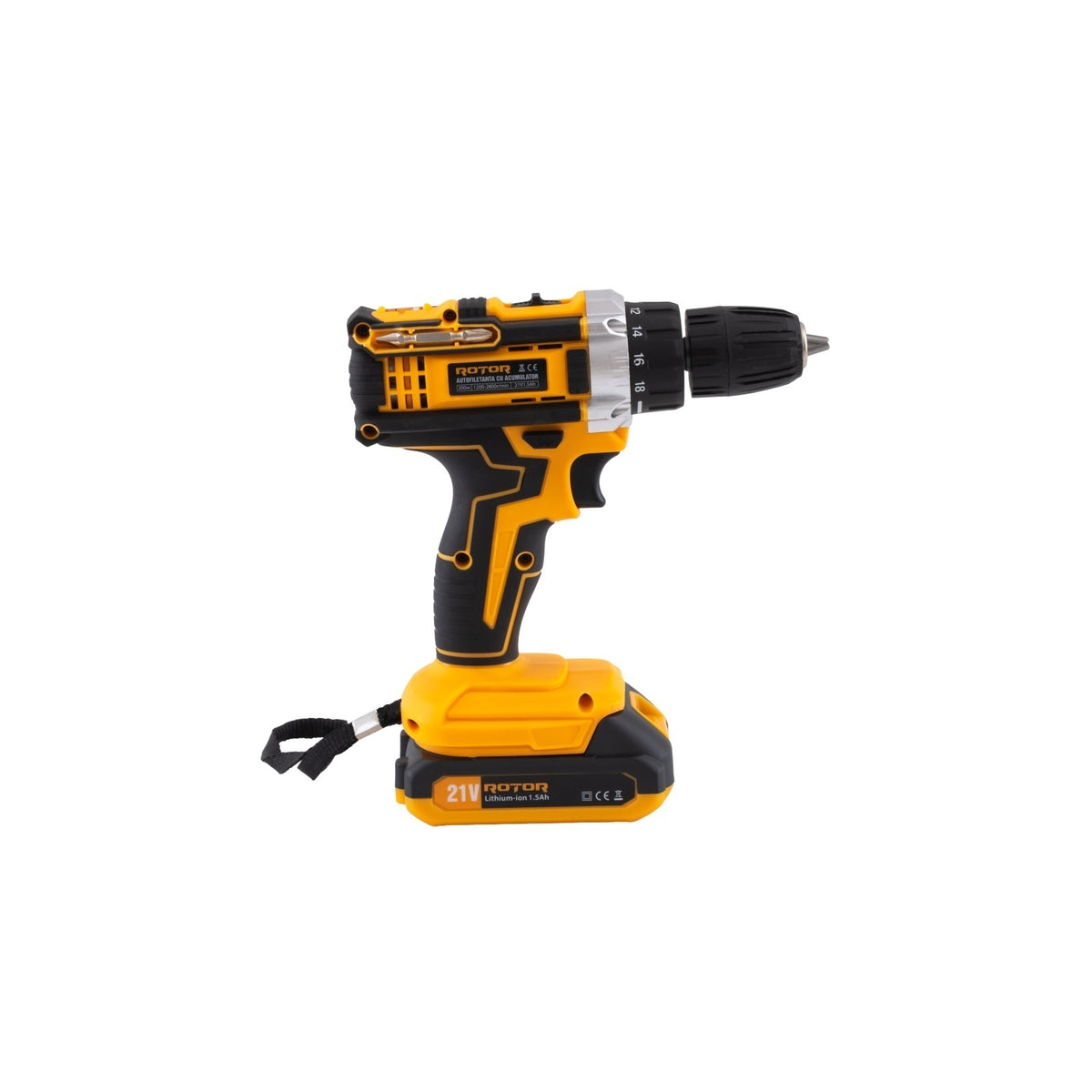 RSET-AP21 – Set autofiletantă cu scule ROTOR, 21V / 1.5Ah, 200 W