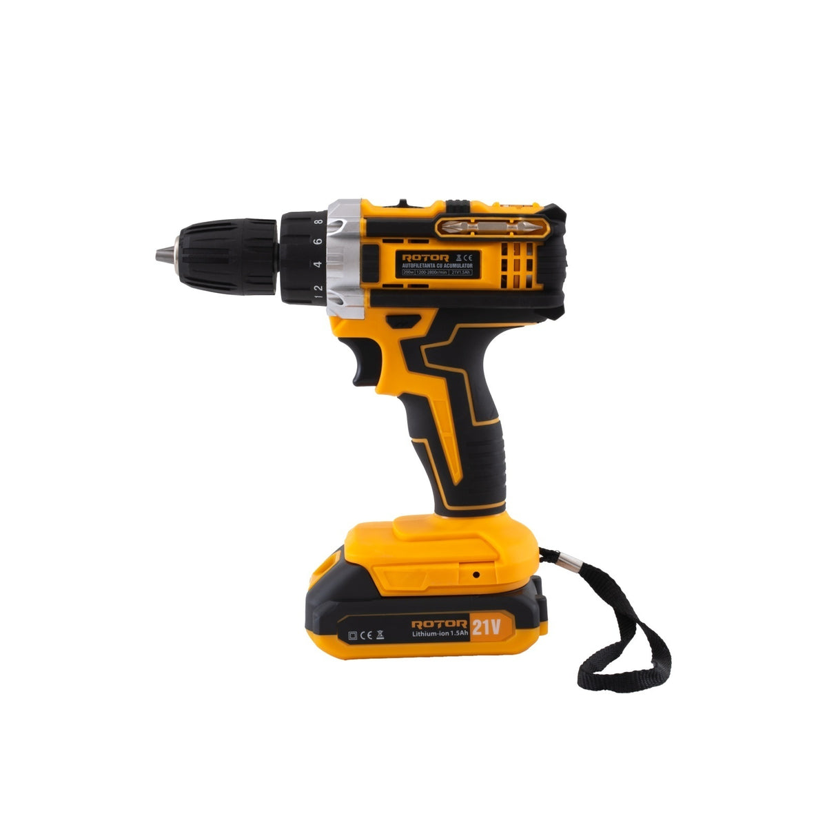 RSET-AP21 – Set autofiletantă cu scule ROTOR, 21V / 1.5Ah, 200 W