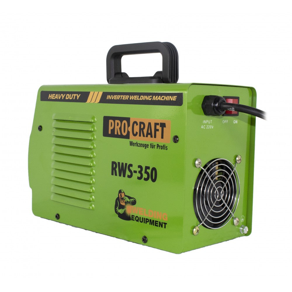 Invertor de Sudură ProCraft RWS350 - Curent Maxim 350 A, Greutate 5,8 kg, Portabil