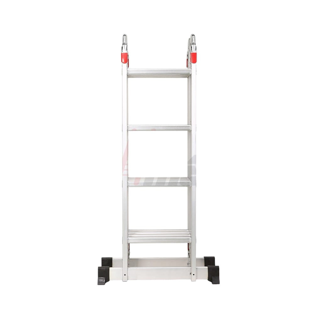 Scară Pliabilă din Aluminiu KMP404B - 4 x 4 Trepte, Ușoară și Stabilă pentru Uz Casnic