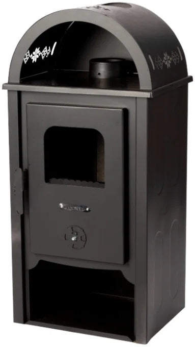 Șemineu pe Lemne cu Boltă EvoTools EcoDesign - 7 kW, Randament 85,74%, Suprafață 49 mp