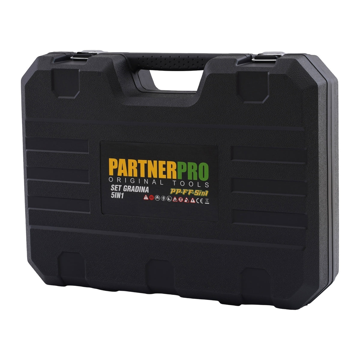 Set foarfecă de grădină și fierăstrău cu lanț pe acumulator PARTNERPRO PP-FF 5 IN 1, 2 acumulatori 20 V/2Ah Brushless