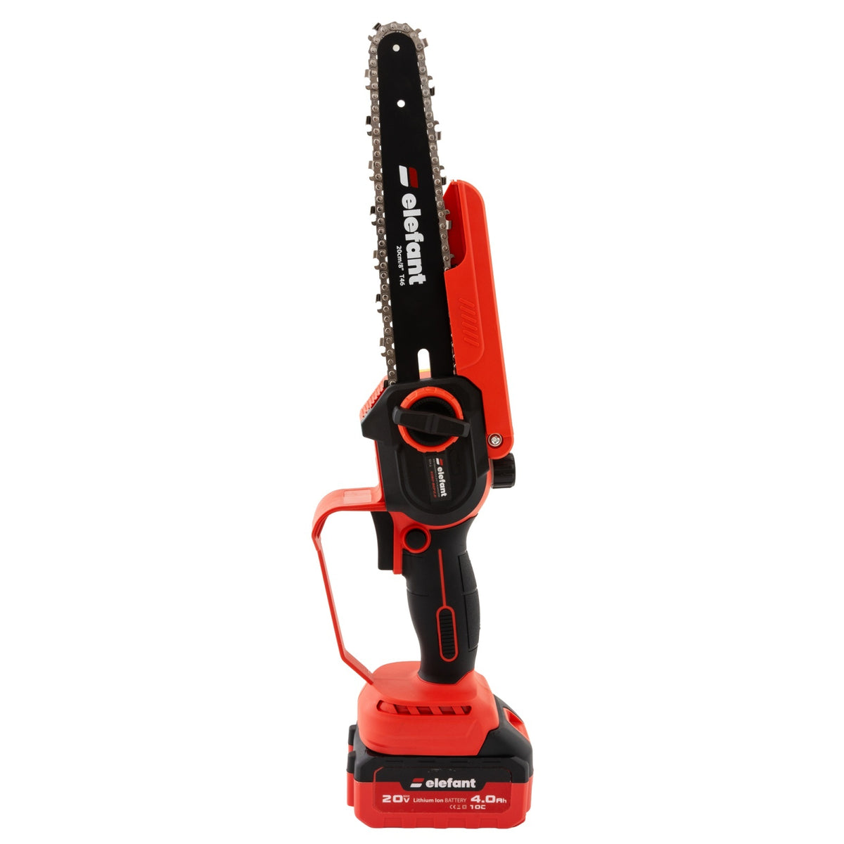 Set Mini drujba 8" si Extensie prelungire 2,5 m pe acumulator cu 1 acumulator 4Ah si incarcator ELEFANT ESBS8EP2.5