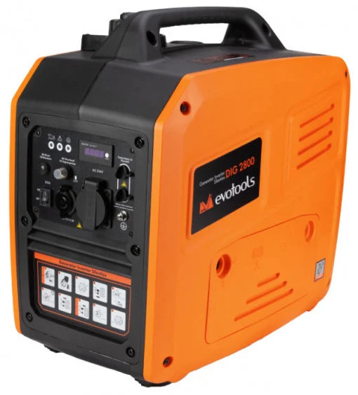 Generator Invertor Silențios EPTO DIG 2800 W - Benzină 3,7 CP, Rezervor 6 L, Mod ECO
