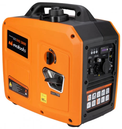 Generator Invertor Silențios EPTO DIG 2800 W - Benzină 3,7 CP, Rezervor 6 L, Mod ECO