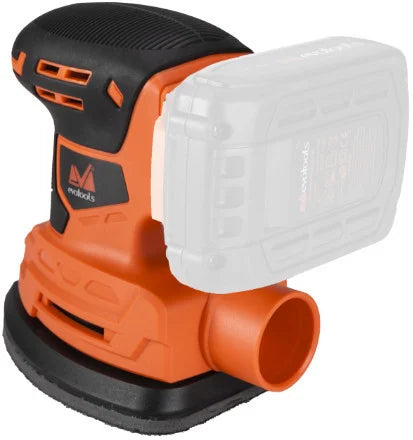 Șlefuitor de Colțuri EvoTools Max 20V One - Talpă 125 mm, Lemn și Plastic, fără Acumulator