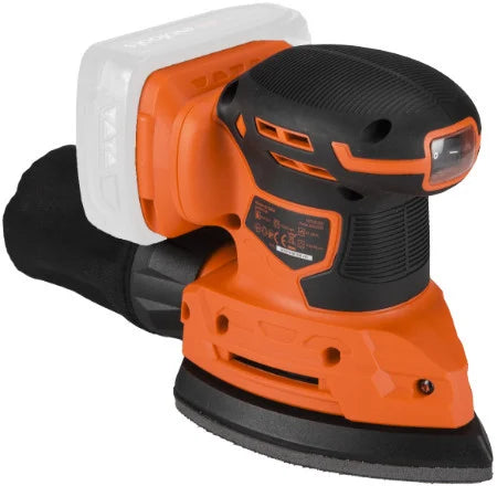 Șlefuitor de Colțuri EvoTools Max 20V One - Talpă 125 mm, Lemn și Plastic, fără Acumulator
