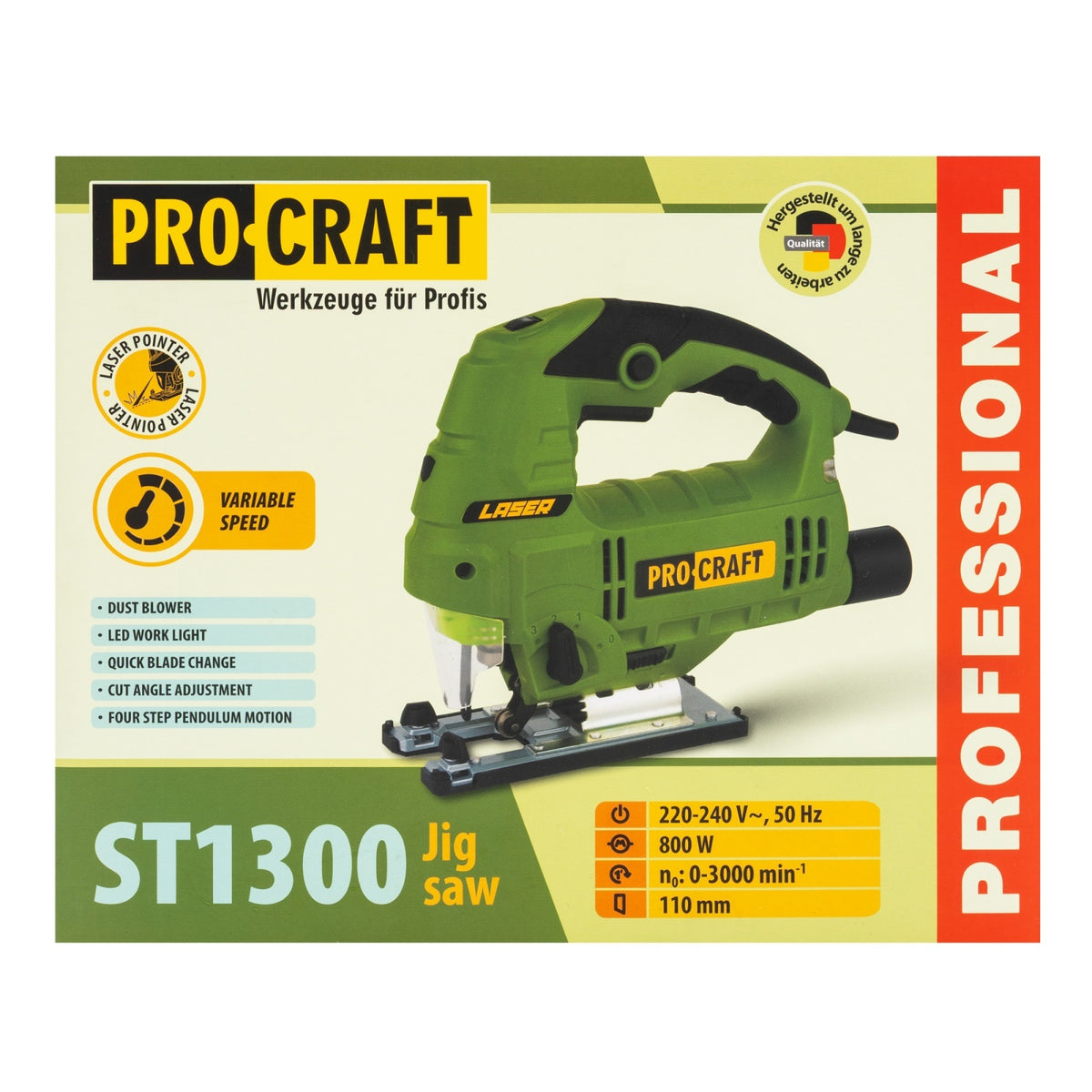 ST1300 Fierastrau pendular PROCRAFT 800 W