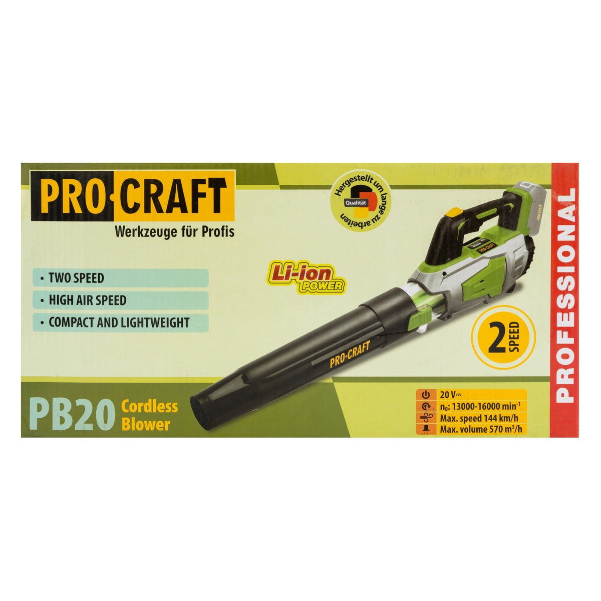 Suflanta pe acumulator PB20 PROCRAFT